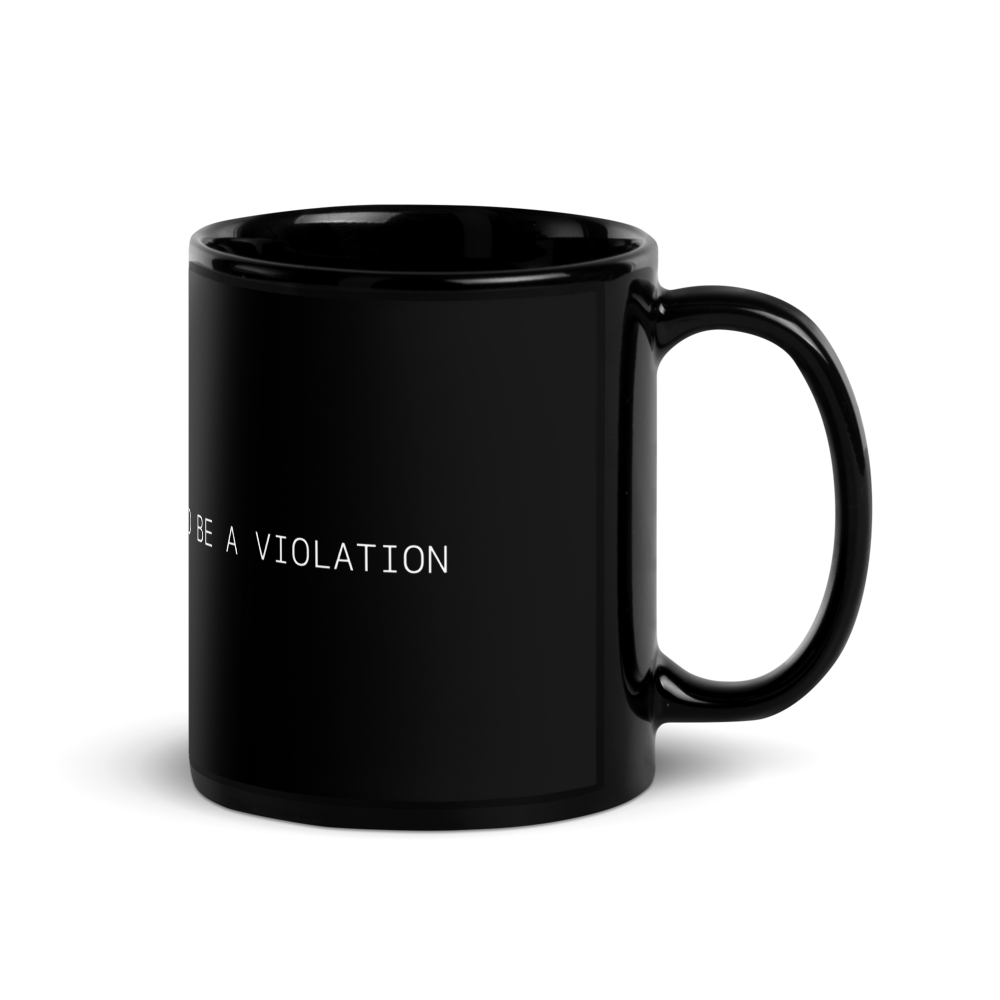 DECAF VIOLATION MUG right