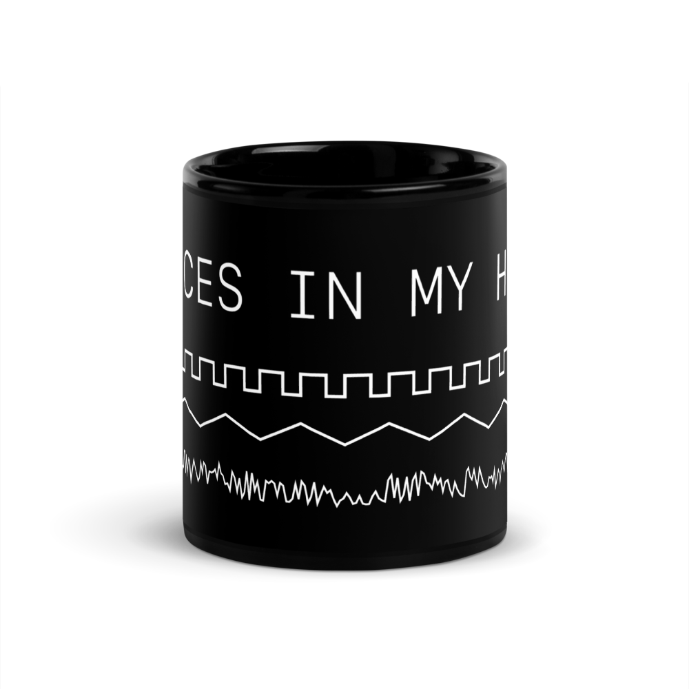 VOICES IN MY HEAD MUG — front