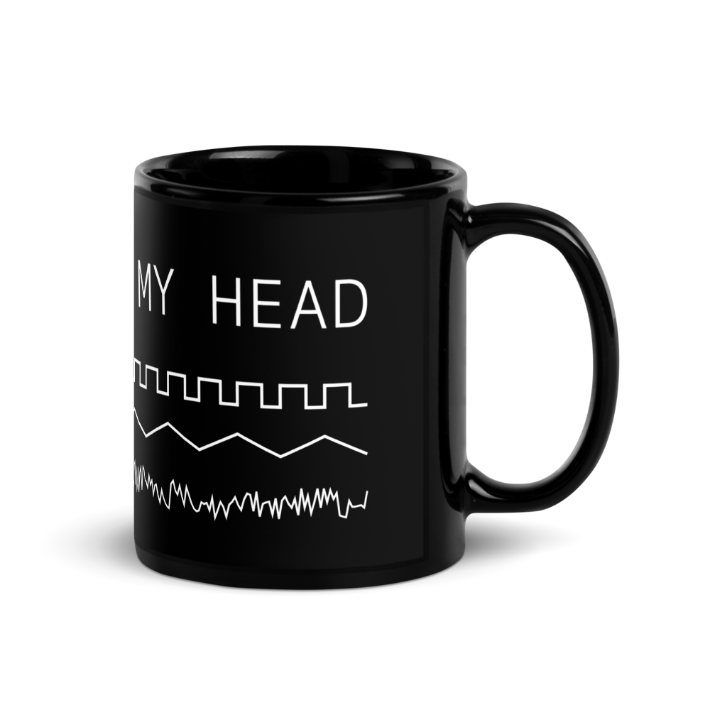 VOICES IN MY HEAD MUG — handle right